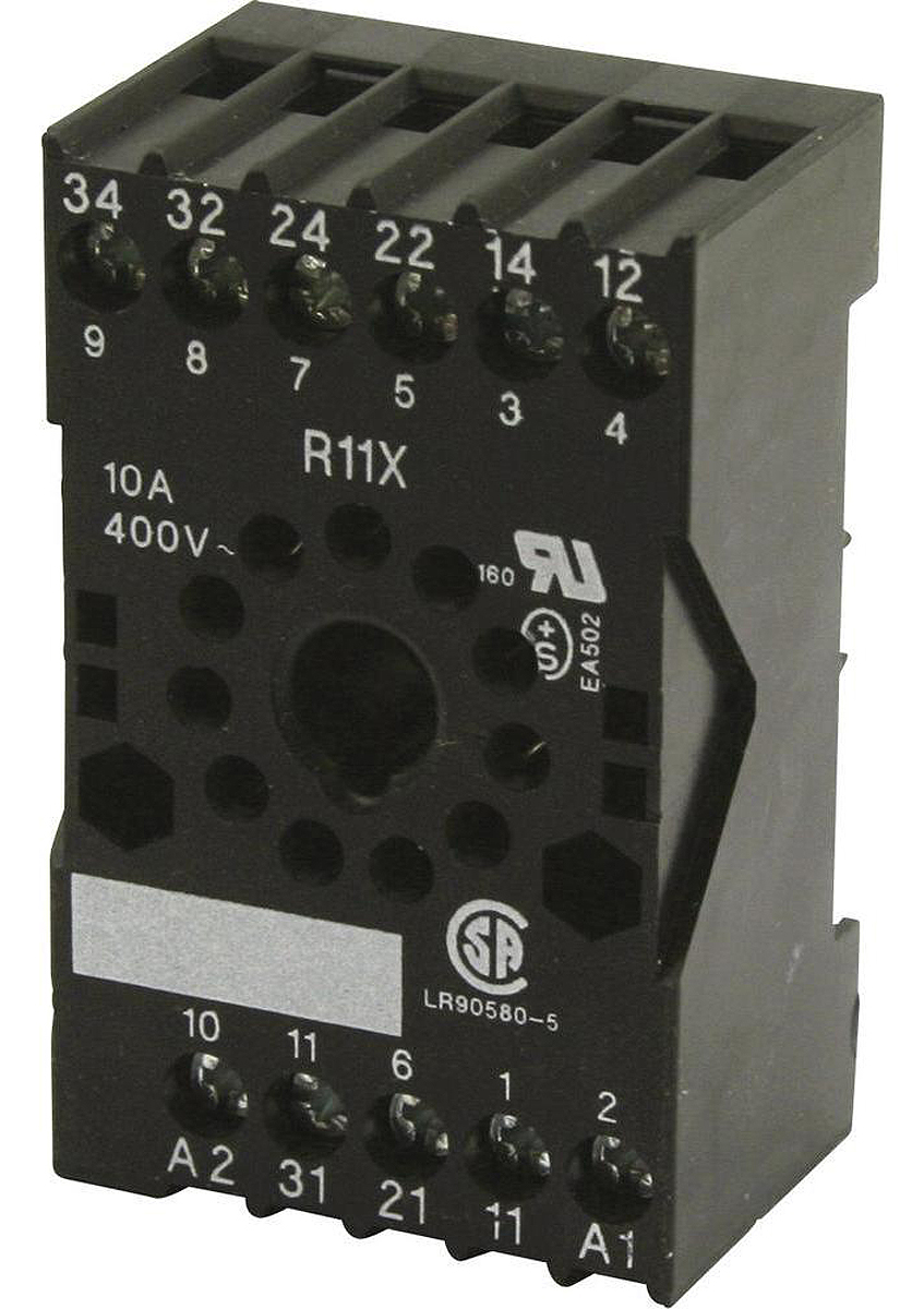 Tele Socket For Use With RT Series Industrial Relay