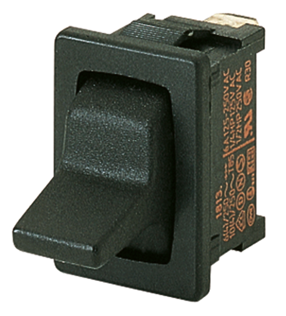 Marquardt Toggle Switch, Panel Mount, On-Off-(On), SPDT, Tab Terminal