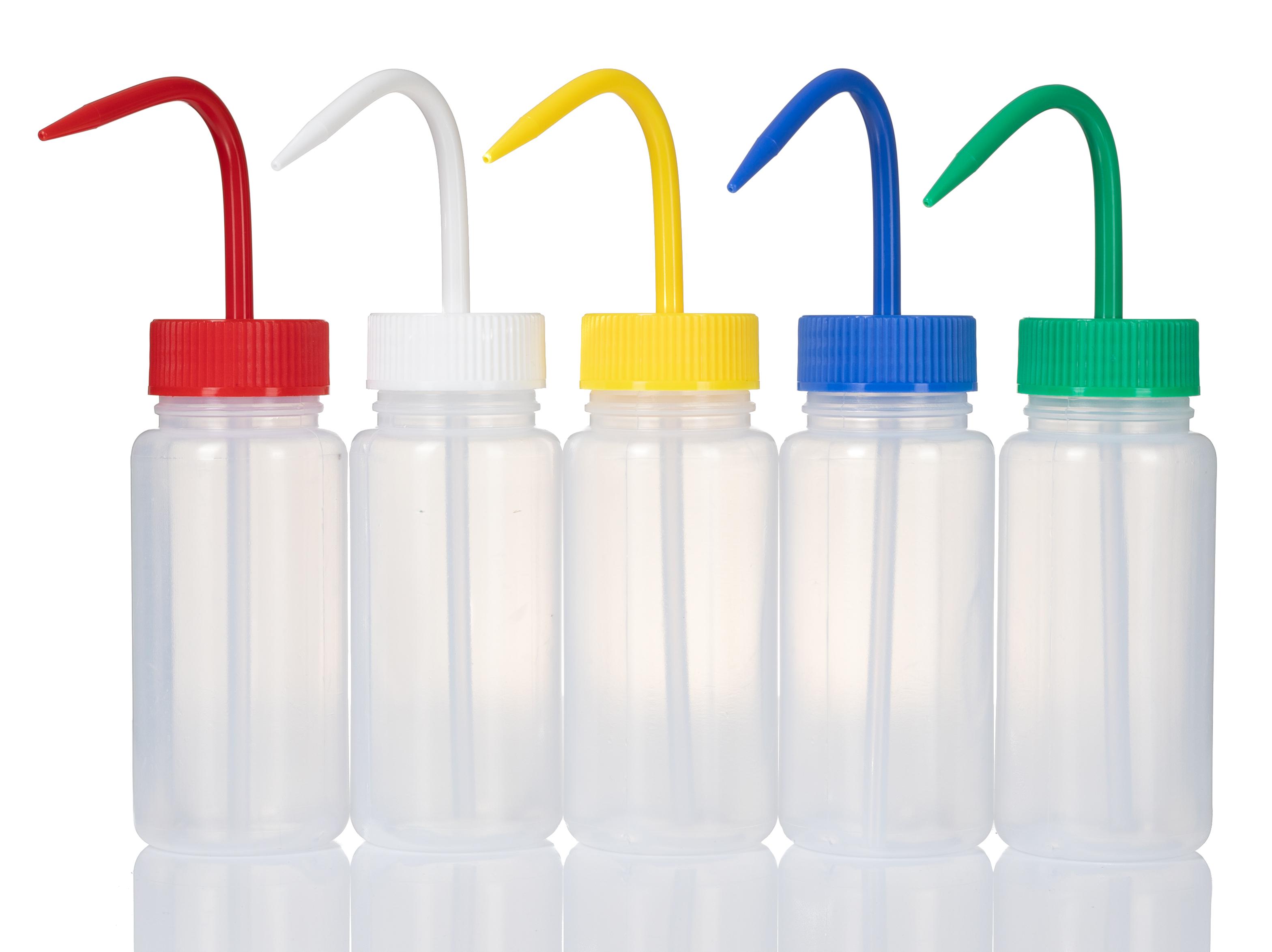 RS PRO 250ml LDPE Wide Neck Wash Bottle