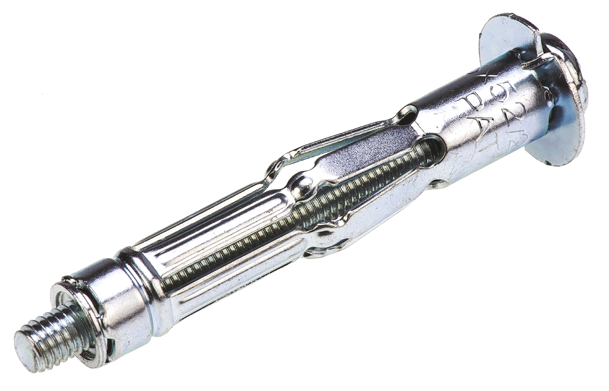 RawlPlug Steel Expanding Bolt Cavity Fixing, 10mm fixing hole diameter