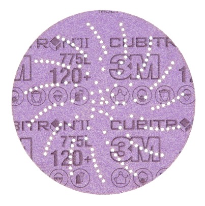 3M 775L Ceramic Sanding Disc, 127mm, 120+ Grade, 50 in pack