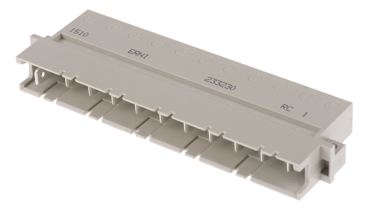 Connector,PCB,high current,DIN41612,type H11,VE32,