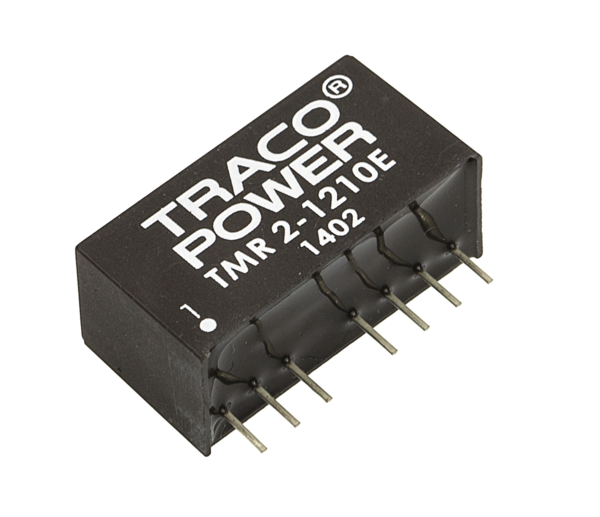 TRACOPOWER TMR 2E DC-DC Converter, 3.3V dc/ 500mA Output, 9 → 18 V dc Input, 2W, Through Hole, +85°C Max Temp
