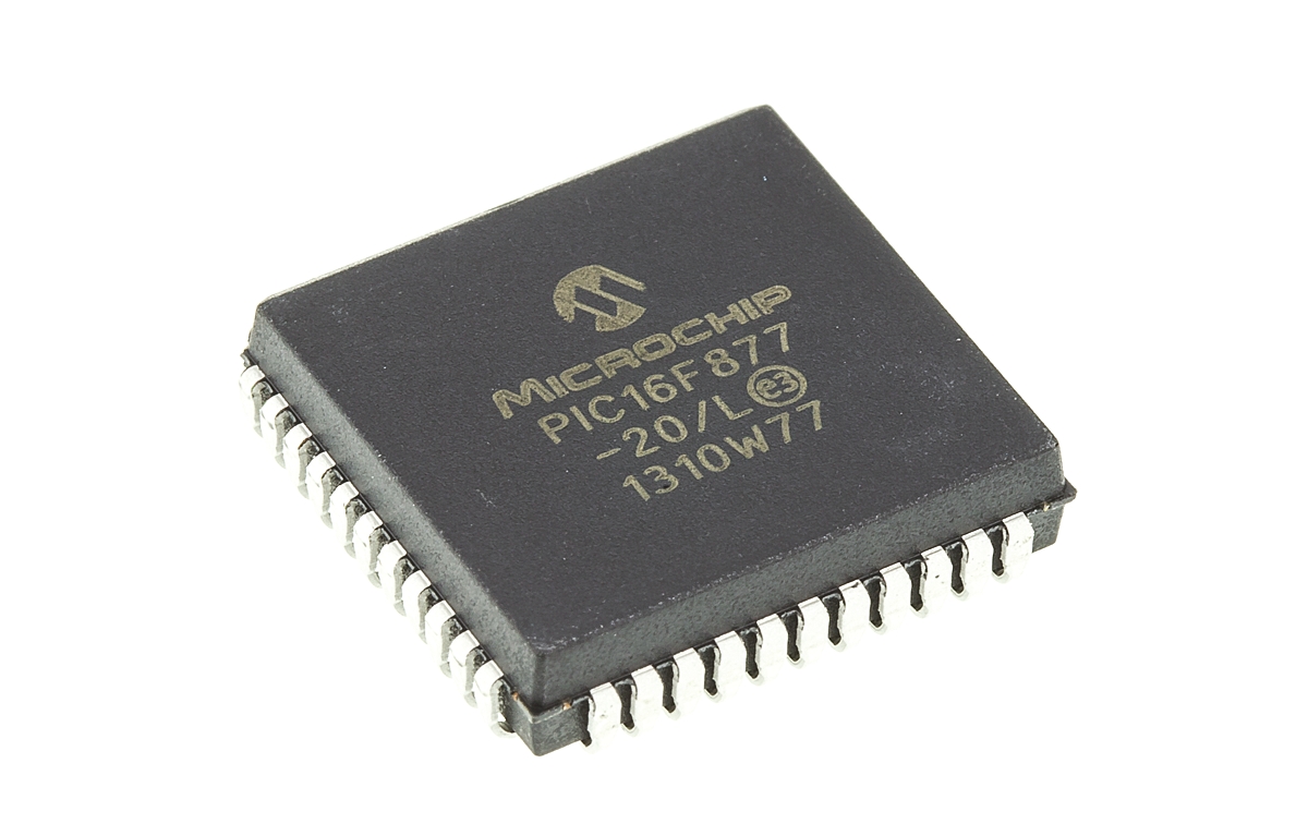 Microchip PIC16F877-20/L, 8 bit PIC, PIC16F87X Microcontroller, 20 MHz, 14kB FLASH, 44-Pin PLCC