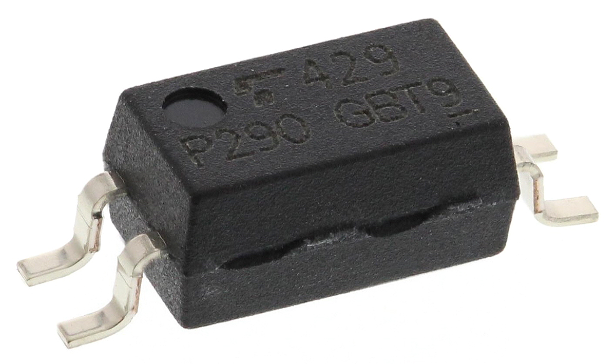 Toshiba, TLP290(GB AC Input Transistor Output Optocoupler, Surface Mount, 4-Pin SOIC