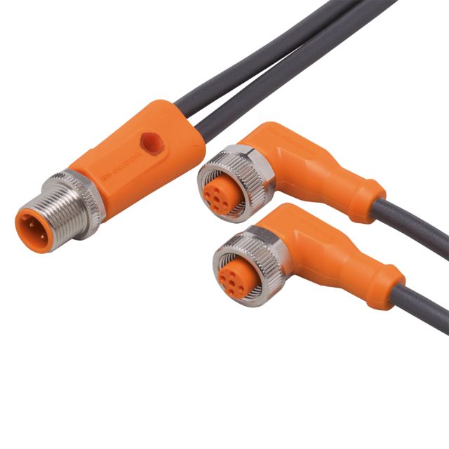 ifm electronic Male 5 way M12 to Female 5 way M12 Communication Cable, 5 m