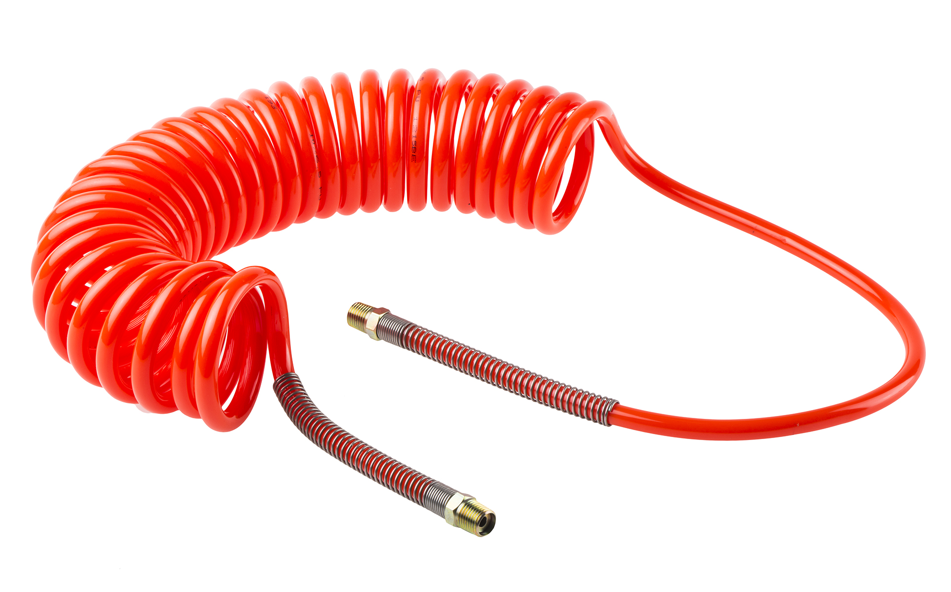 RS PRO 4m, Polyurethane Recoil Hose, with BSPT 1/4" Male connector