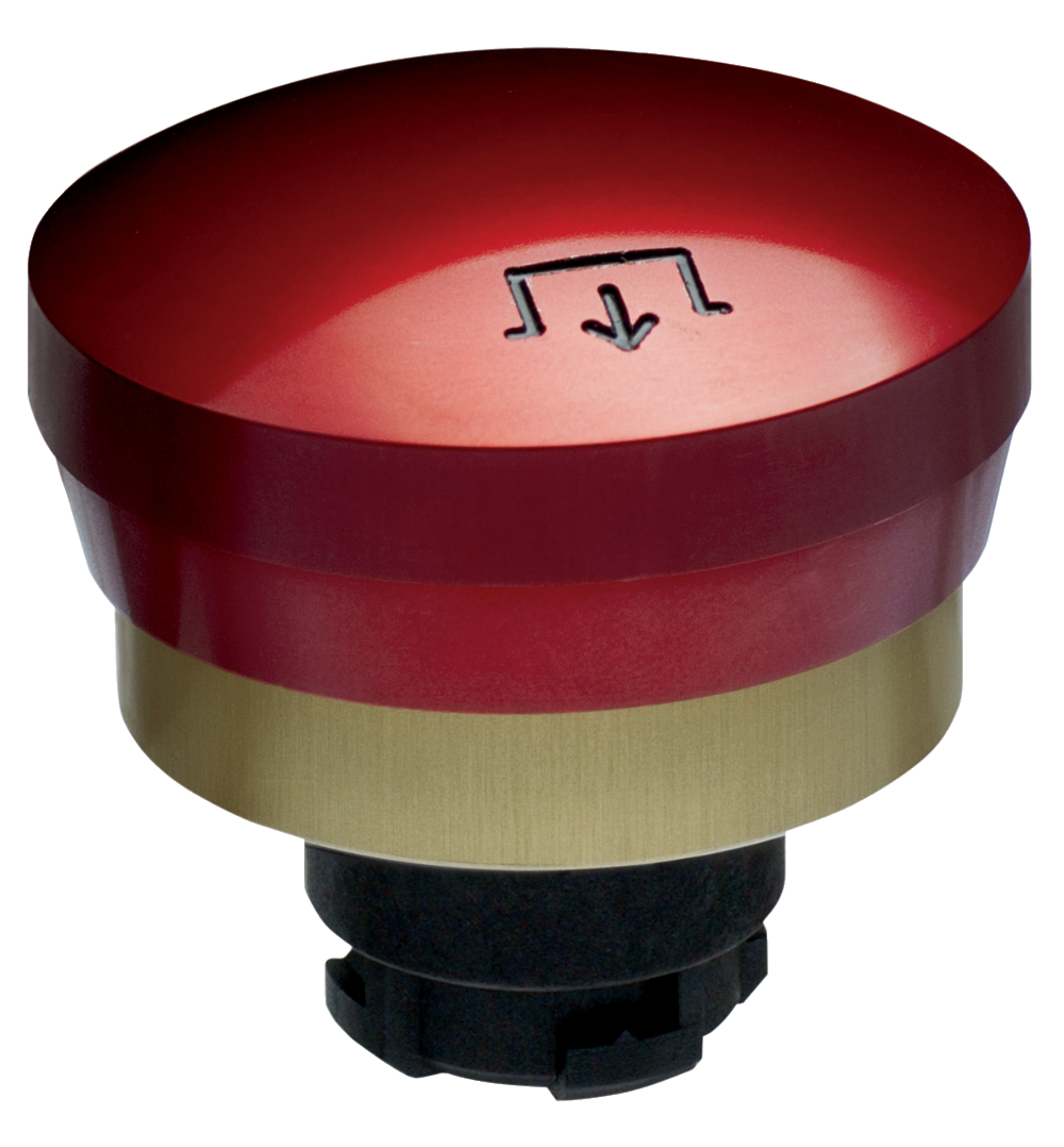 Schmersal EX-RDRZ45 Series Red Momentary Push Button Head, 22.3mm Cutout, IECEx
