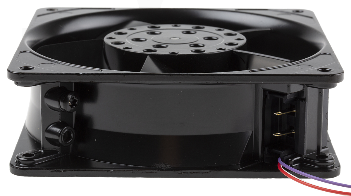ebm-papst 4000 Z Series Axial Fan, 230 V ac, AC Operation, 160m³/h, 19W, 119 x 119 x 38mm