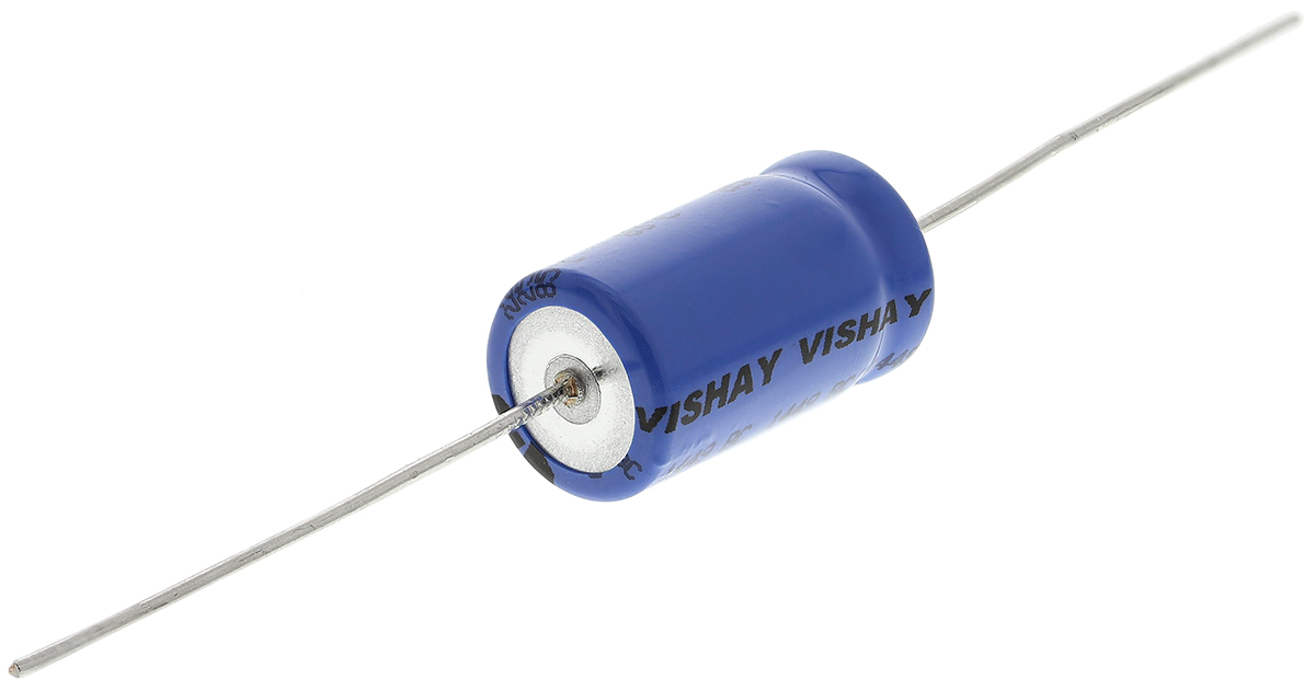 Vishay 220μF Aluminium Electrolytic Capacitor 25V dc, Axial, Through Hole - MAL203136221E3