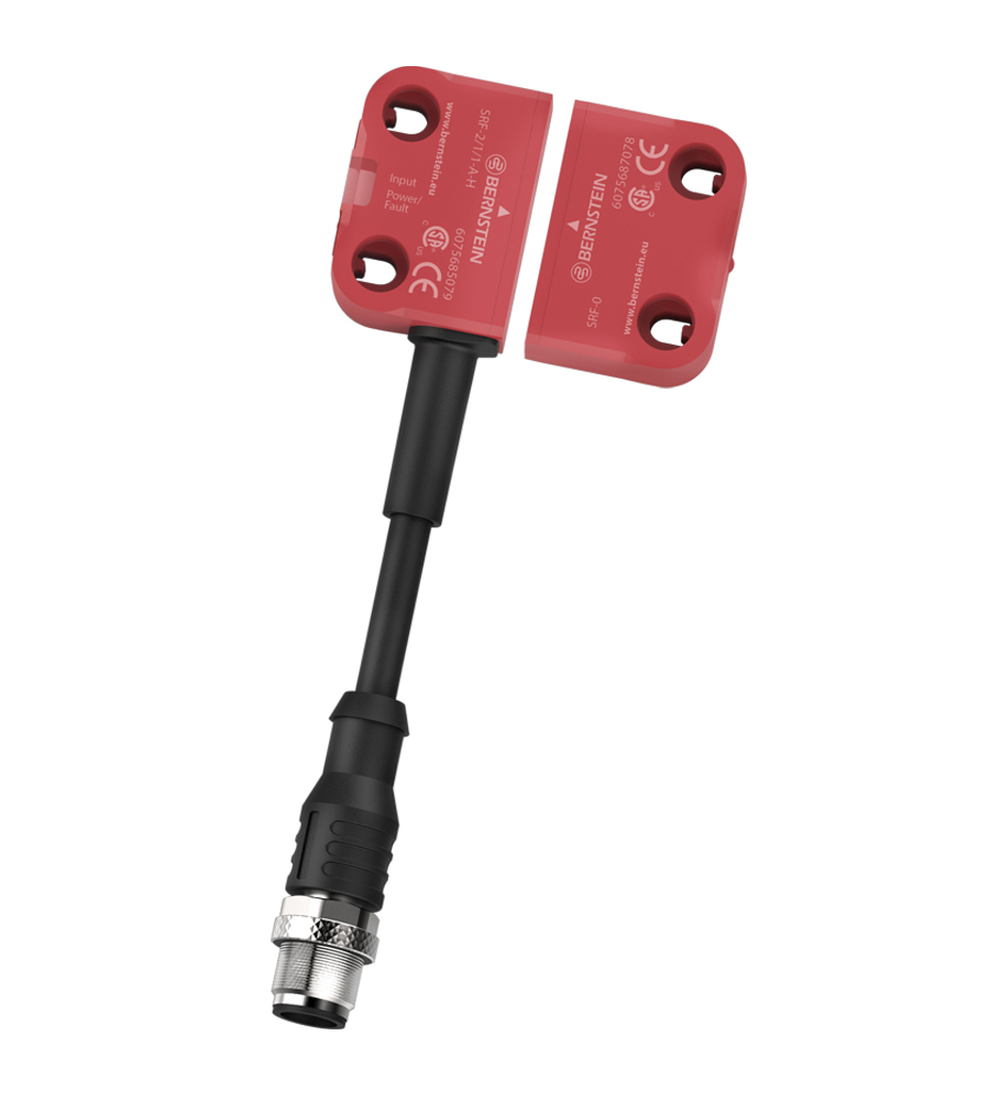 Bernstein AG SRF Series RFID Non-Contact Safety Switch, Nylon 66 Housing, M12