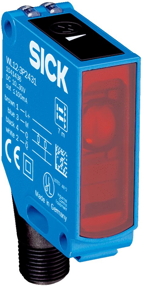 SICK Retroreflective Photoelectric Sensor, Block Sensor, 0 → 7 m Detection Range