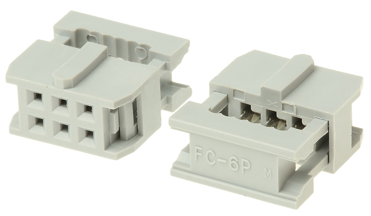 ASSMANN WSW 6-Way IDC Connector Socket for Cable Mount, 2-Row