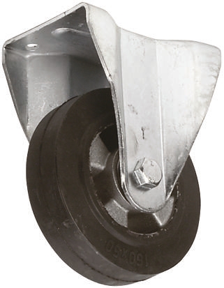 RS PRO Fixed Castor Wheel, 330kg Capacity, 160mm Wheel