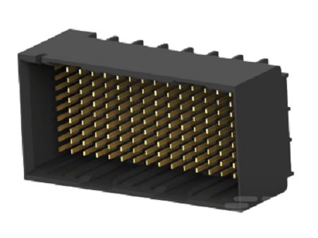TE Connectivity, 2007806 1.9mm Pitch Connector Backplane Connector, Male, Vertical, 16 Column, 9 Row, 144 Way, 2007806