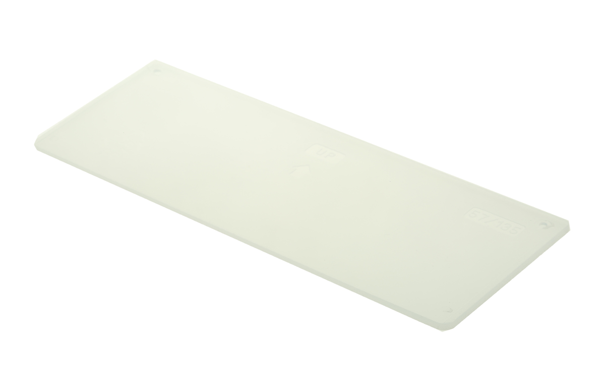 Raaco Drawer Dividers, 50mm x 134mm x 2mm, Clear
