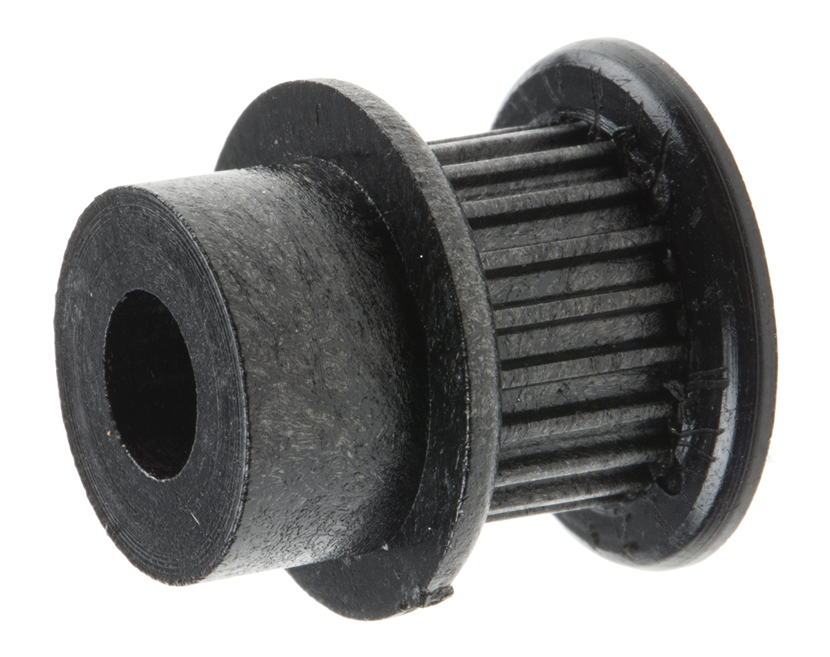 RS PRO Timing Belt Pulley, Glass Filled PC 6mm Belt Width x 2mm Pitch, 20 Tooth