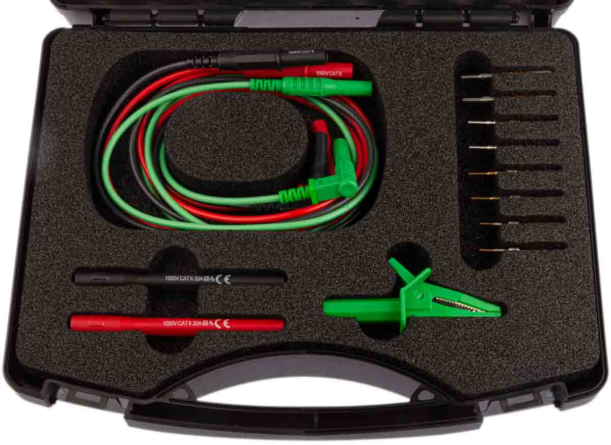 RS PRO Multi Pin Connector Test Kit, CAT II, 20A