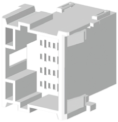 TE Connectivity, Timer Automotive Connector Plug Natural Panel Mount 15 Way, Crimp Termination 2-967628-1