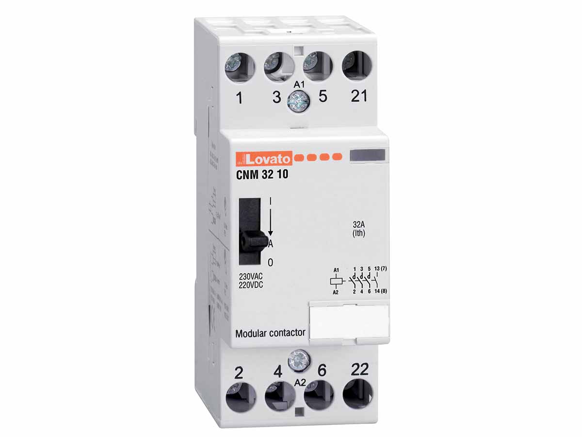 Lovato Contactor, 220 → 230 V ac Coil, 2-Pole, 32 A, 2NO, 110 V ac