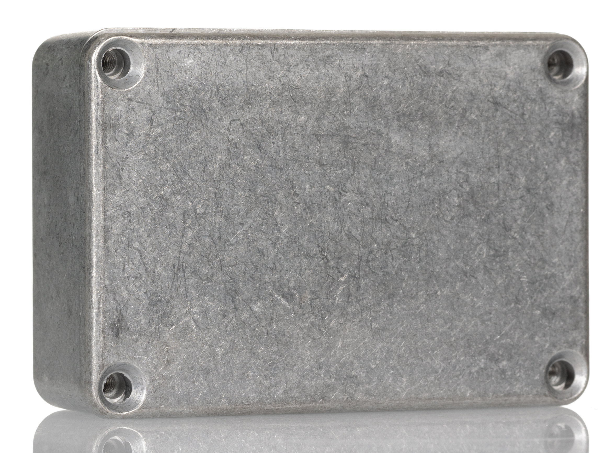 Hammond 1550 Series Unpainted Die Cast Aluminium Junction Box, IP54, 80 x 55 x 21mm