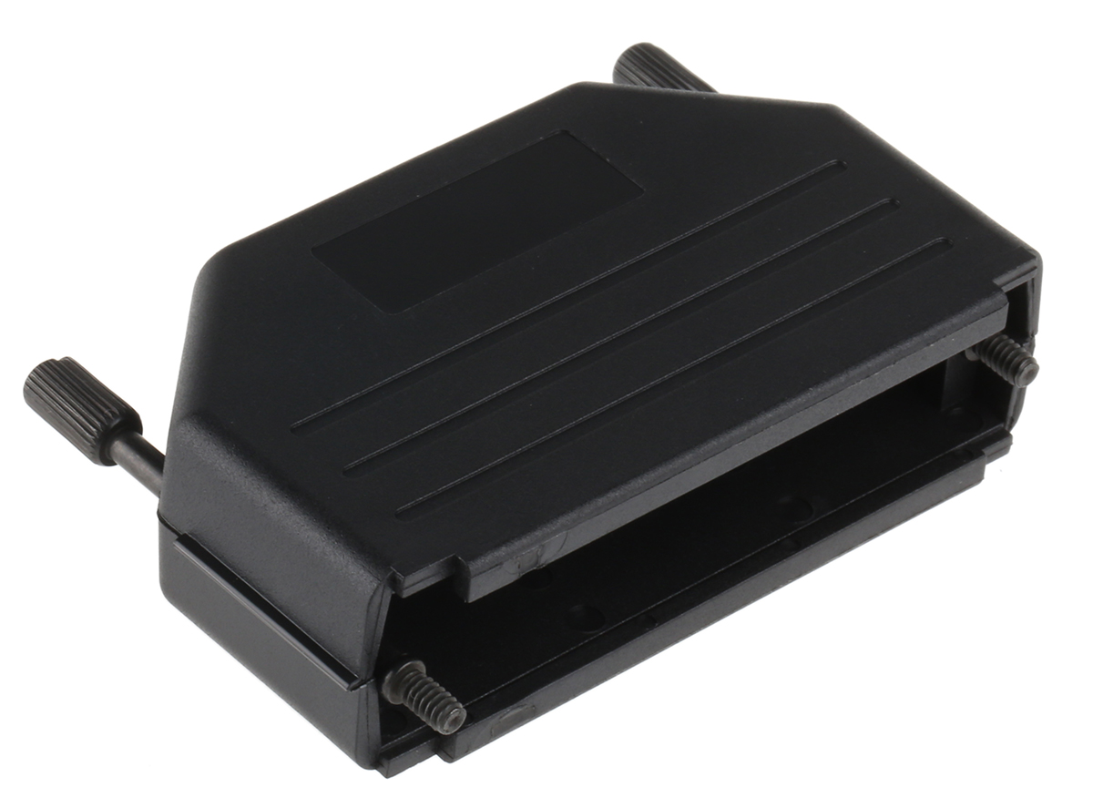 MH Connectors MHDPPK-SLIM Series Polyamide D Sub Backshell, 50 Way, Strain Relief