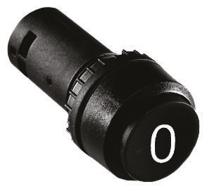 ABB Compact Series Push Button, Panel Mount, 22mm Cutout, SPST, IP69K