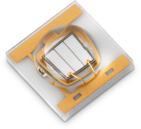 15335337AA350 Wurth Elektronik, WL-SUMW Series UV LED, 365nm 700mW 130 °, 2-Pin Surface Mount package