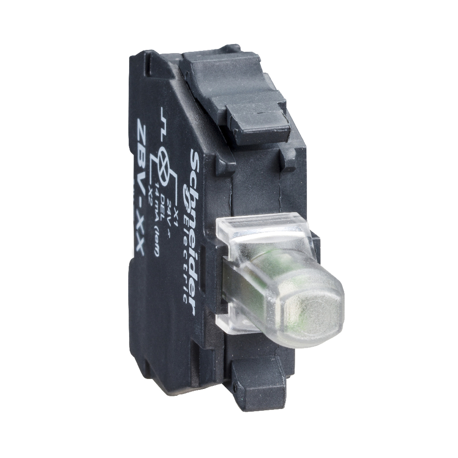 Schneider Electric ZBV Series Light Block, 24V, White Light