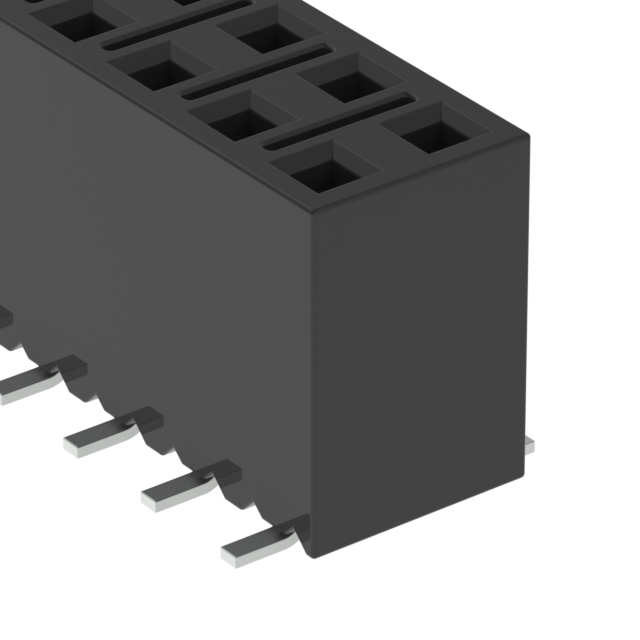 Samtec SSM Series Straight Surface Mount PCB Socket, 30-Contact, 2-Row, 2.54mm Pitch, Solder Termination