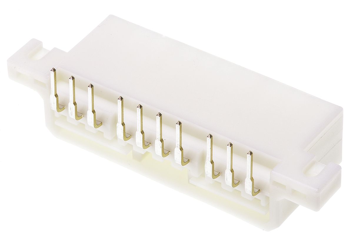 TE Connectivity, MULTILOCK 070 Female Connector Housing, 3.5mm Pitch, 10 Way, 1 Row Right Angle