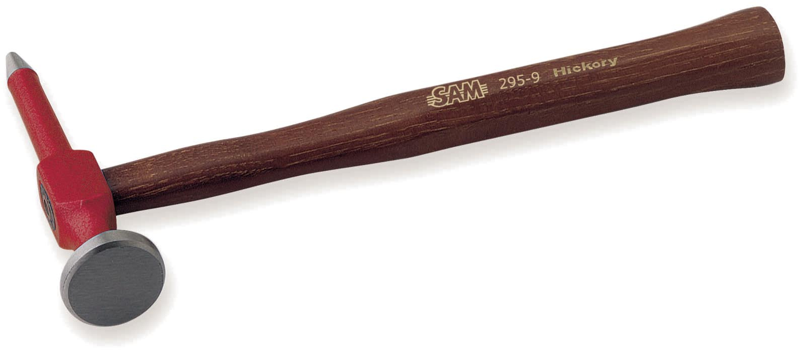 SAM Steel Bumping Hammer with Hickory Wood Handle, 440g