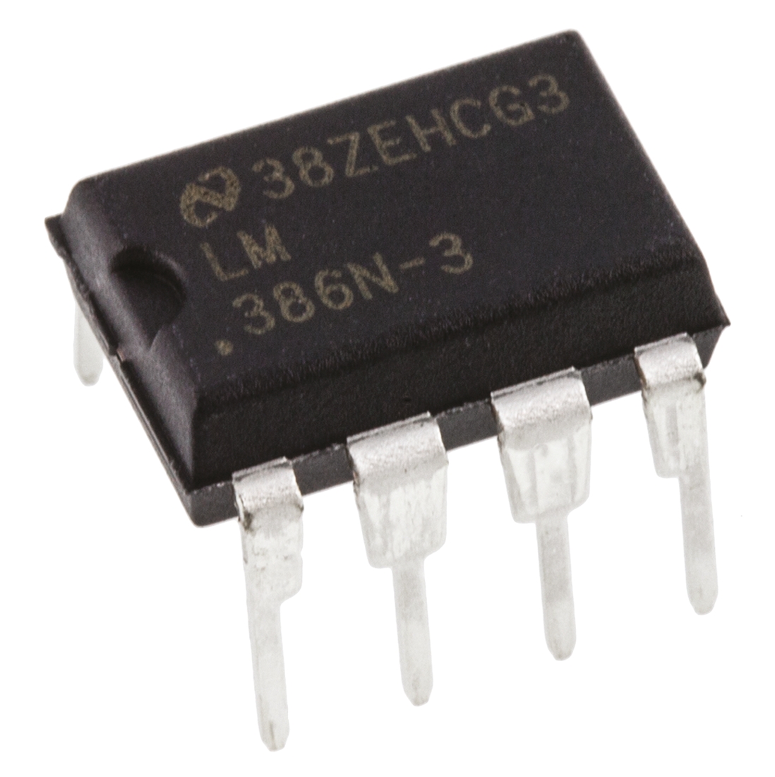 Texas Instruments,0.7W, 8-Pin MDIP LM386N-3/NOPB