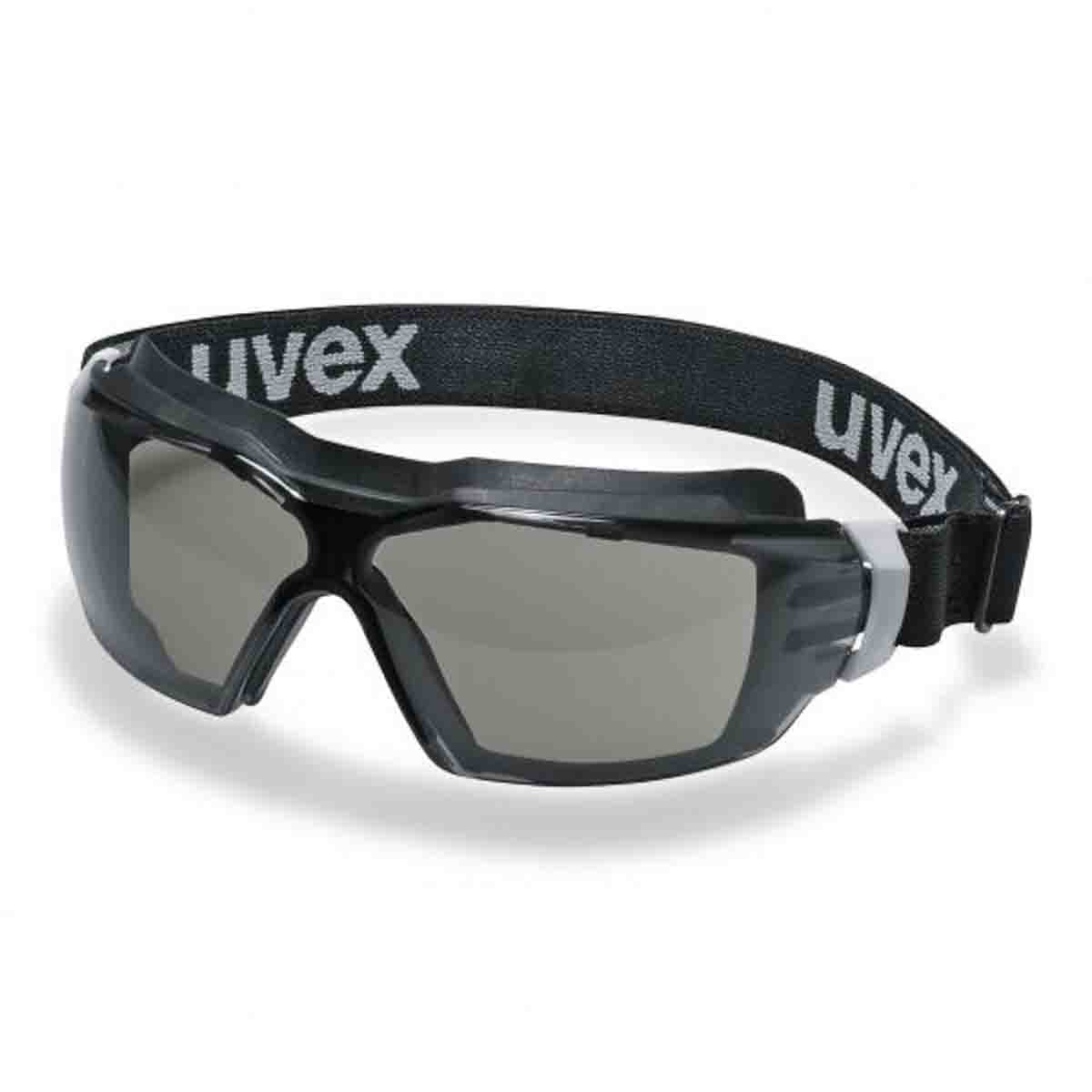 uvex pheos cx2 sonic, Scratch Resistant Anti-Mist Safety Goggles with Grey Lenses