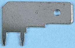 Keystone PC QUICK-FIT Uninsulated Male Spade Connector, PCB Tab, 6.35 x 0.81mm Tab Size