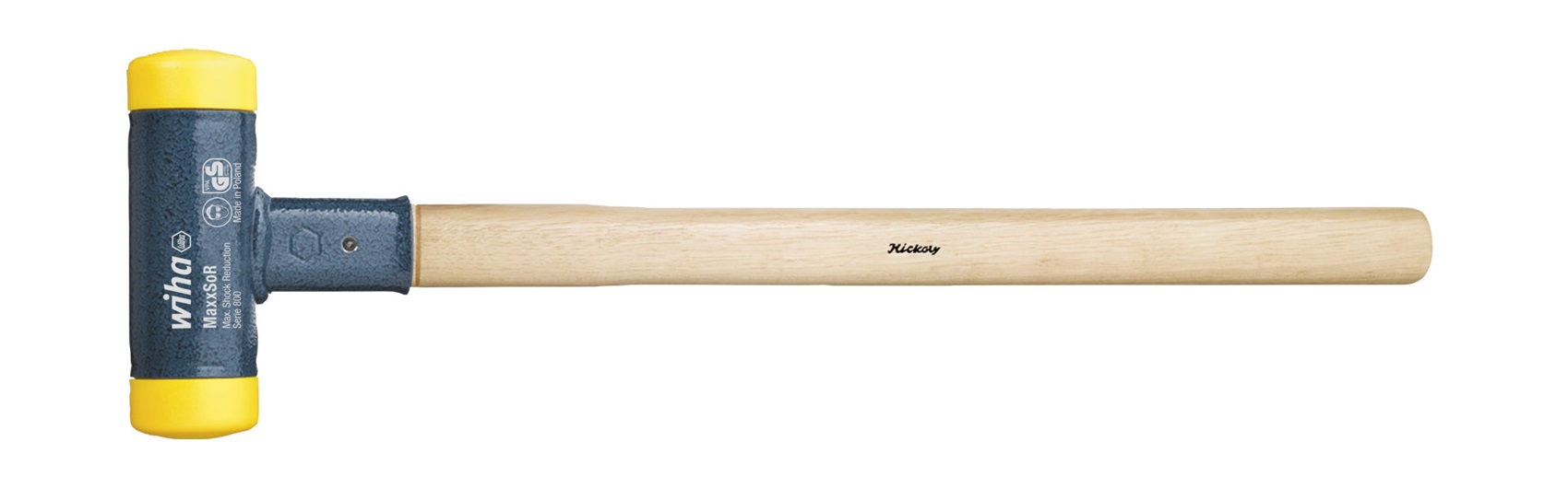 Wiha Dead Blow Hammer with Hickory Wood Handle, 436g