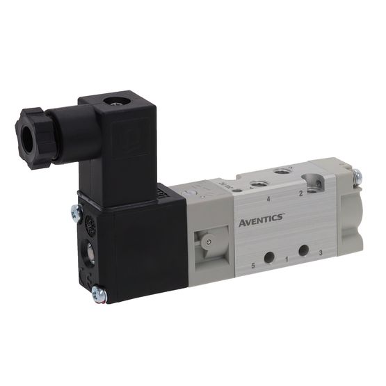 EMERSON – ASCO 5/2 Pneumatic Solenoid Valve - Solenoid/Pilot Metric M5 519 Series 24V ac