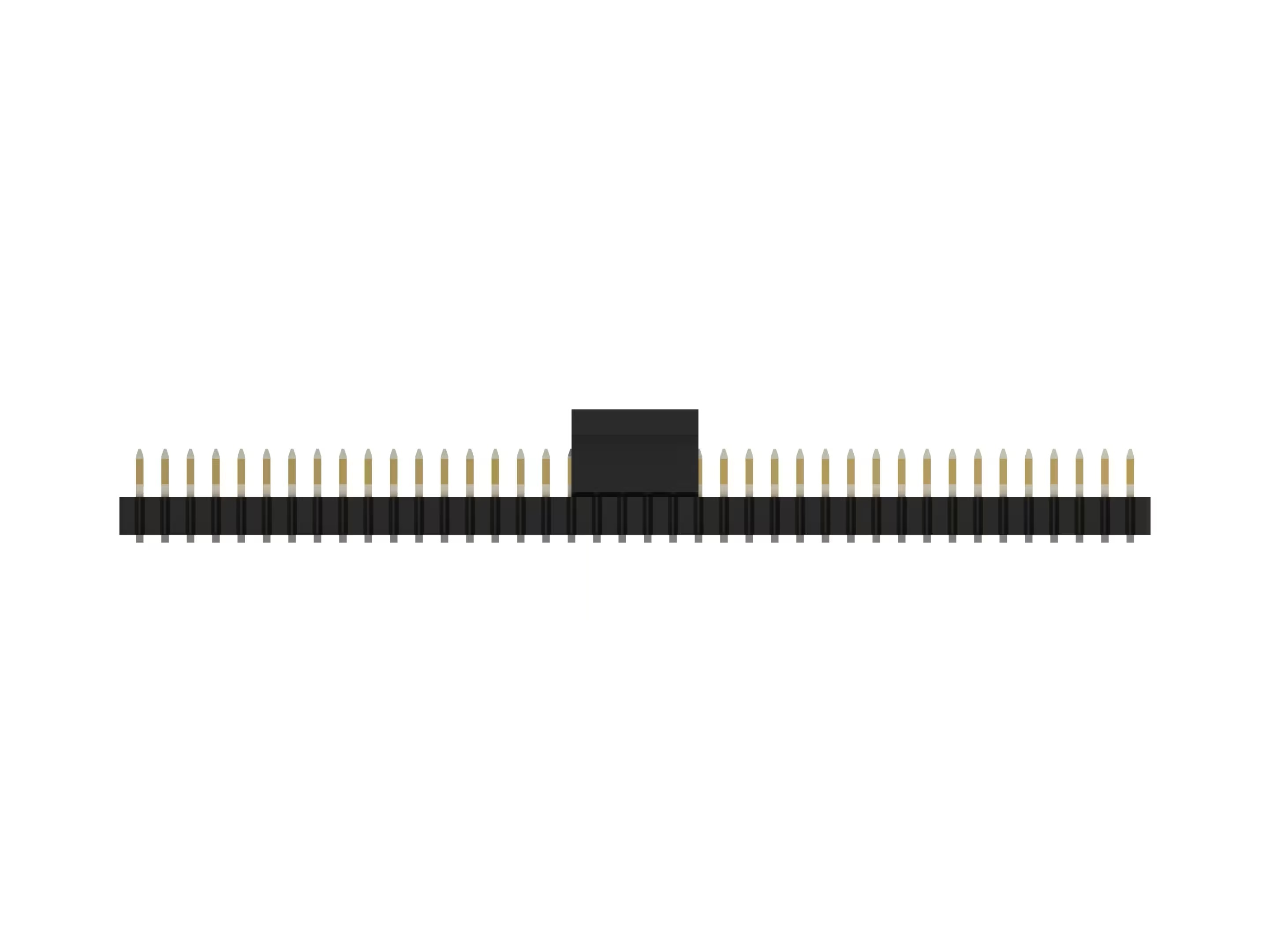 TE Connectivity 1MM-HU Series Vertical Board PCB Header, 12 Contact(s), 1 mm Pitch, 2 Row, Unshrouded