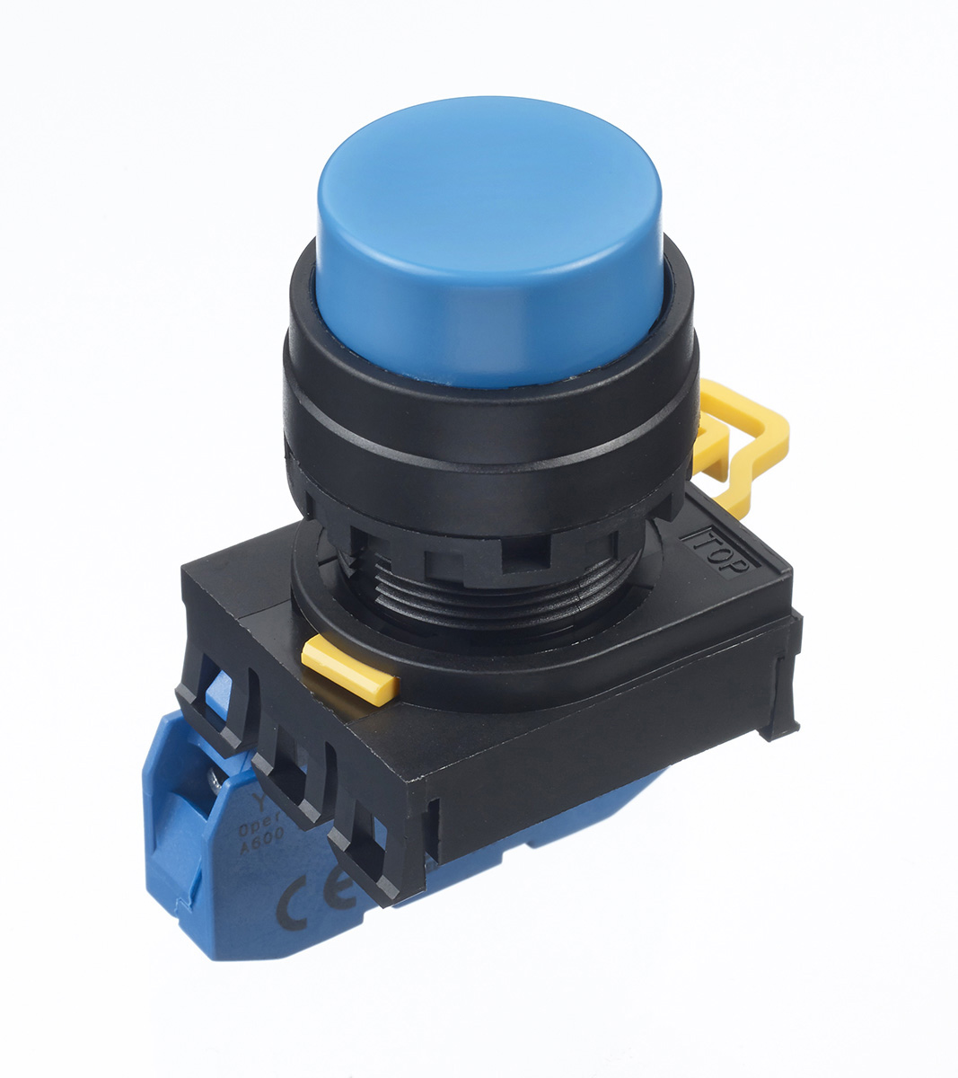 Idec YW Series Push Button Complete Unit, Panel Mount, 22mm Cutout, SPST, IP65