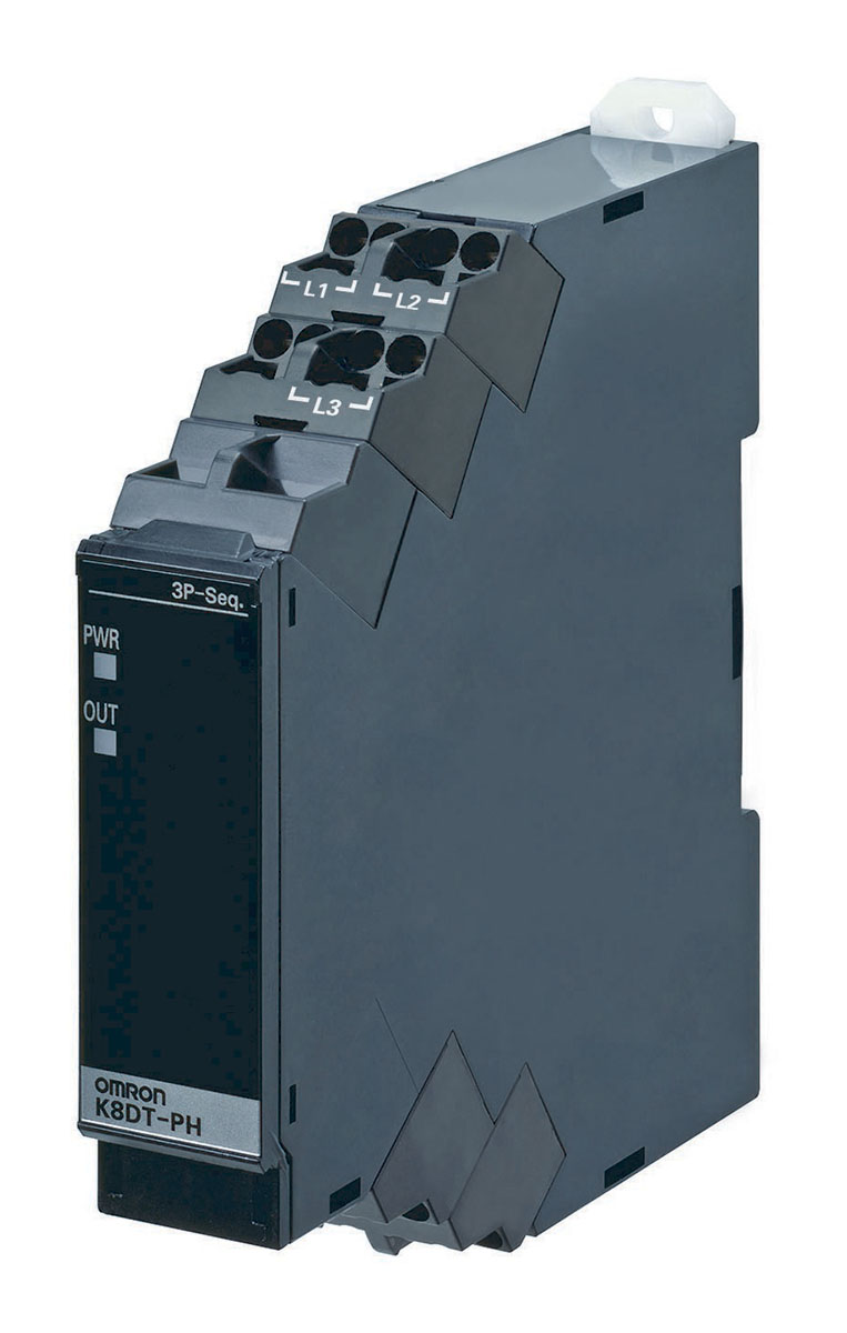 Omron Phase Monitoring Relay, 3 Phase, SPDT, DIN Rail