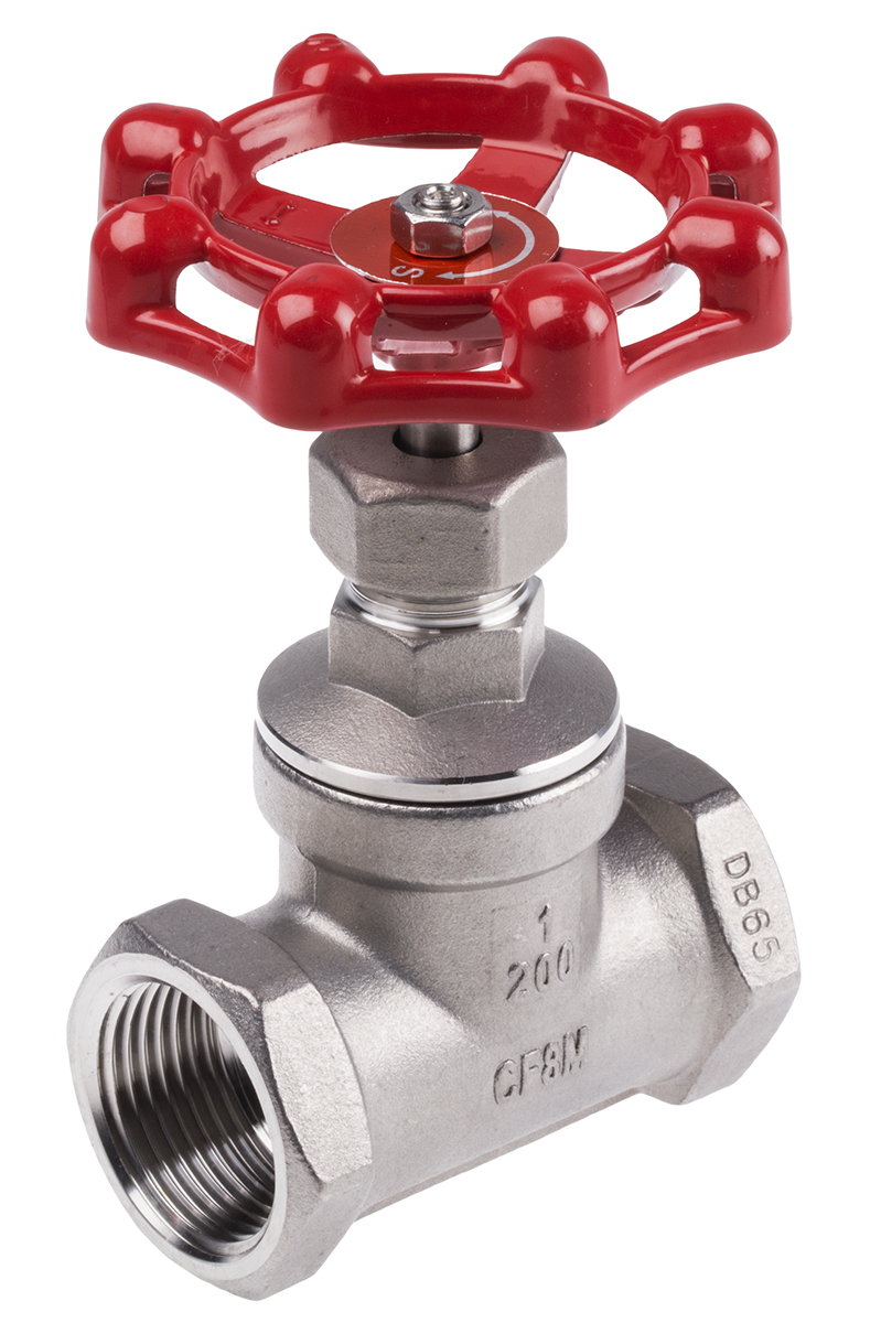 RS PRO Stainless Steel Globe Valve, 1 in BSP 32 bar