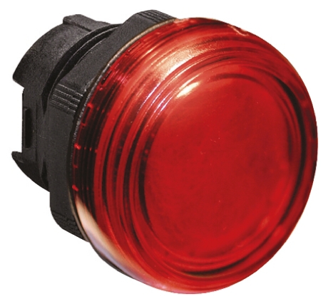 Lovato Red Pilot Light Head, 22mm Cutout Platinum Series