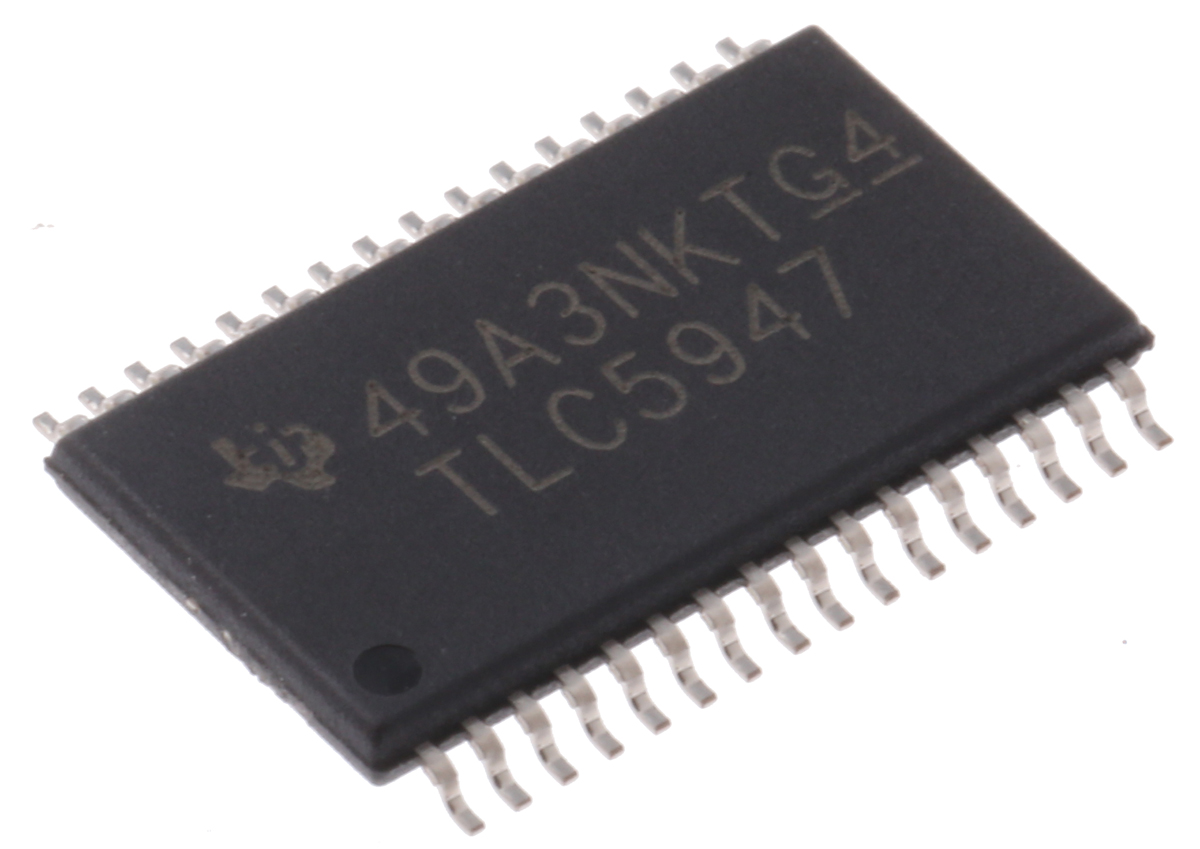 Texas Instruments TLC5947DAP HTSSOP Display Driver, 24 Segment, 32 Pin, 3.3 V, 5 V