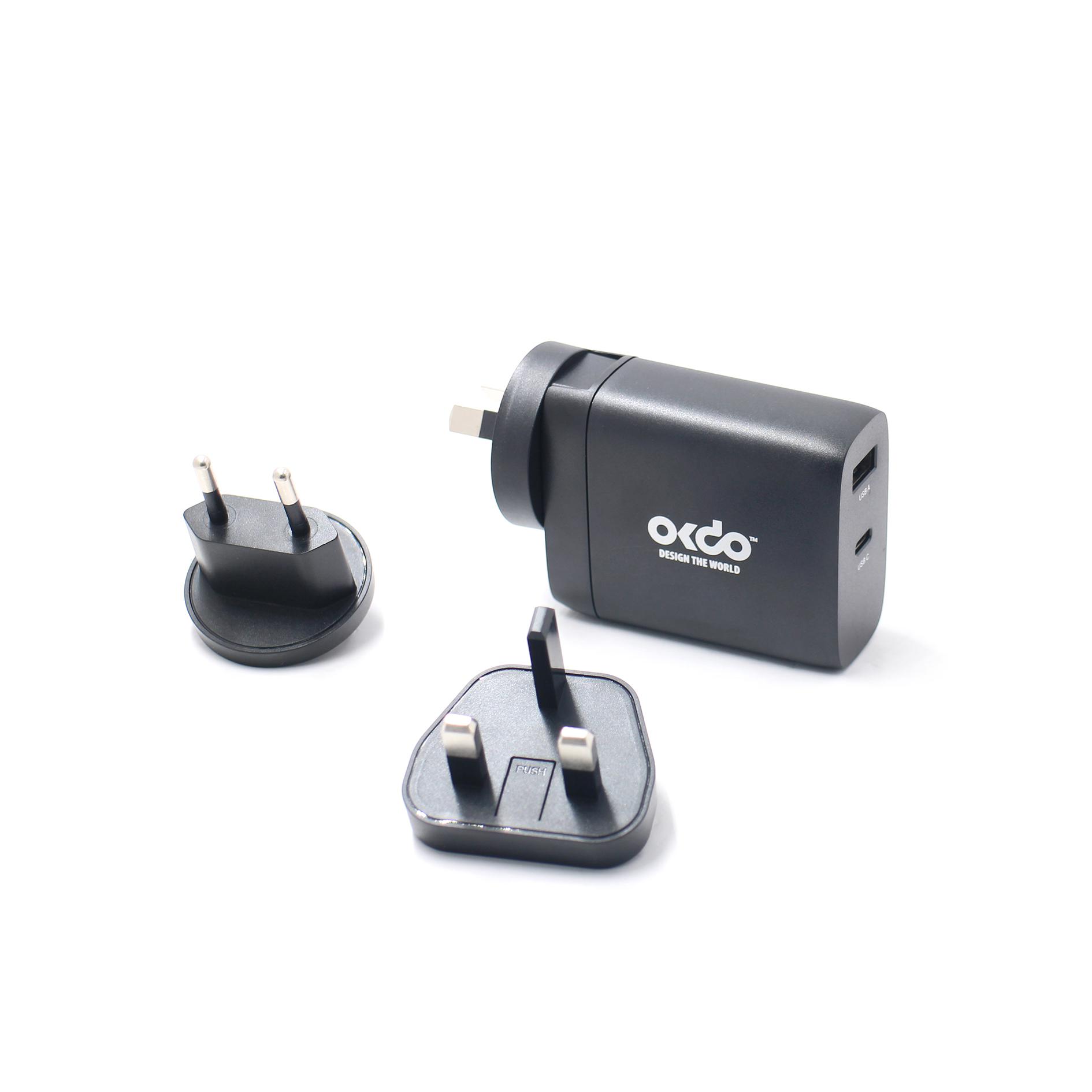 Okdo ROCK SBC Power Supply, Universal Plug, USB Type C, 3 A