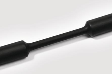 HellermannTyton Halogen Free Heat Shrink Tubing, Black 5.3mm Sleeve Dia. x 1m Length 2:1 Ratio, TCN20 Series