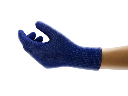 Ansell Hyflex Blue Polyethylene High Performance Polyethylene Work Gloves, Size 10, Uncoated Coating