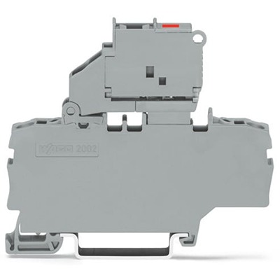 WAGO 2002-1911/1000-541 TOPJOB S Series Grey, 2.5mm², 1-Level, Push In Termination, Fused, ATEX, CSA, IECEx
