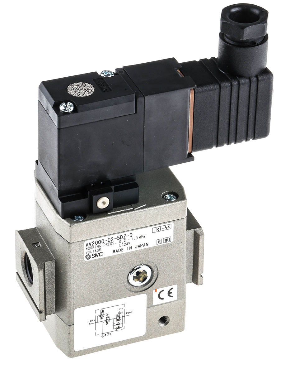 SMC Pneumatic Soft Start Valve, R 1/4 Female 1.5 (Proof) MPa, 1 MPa