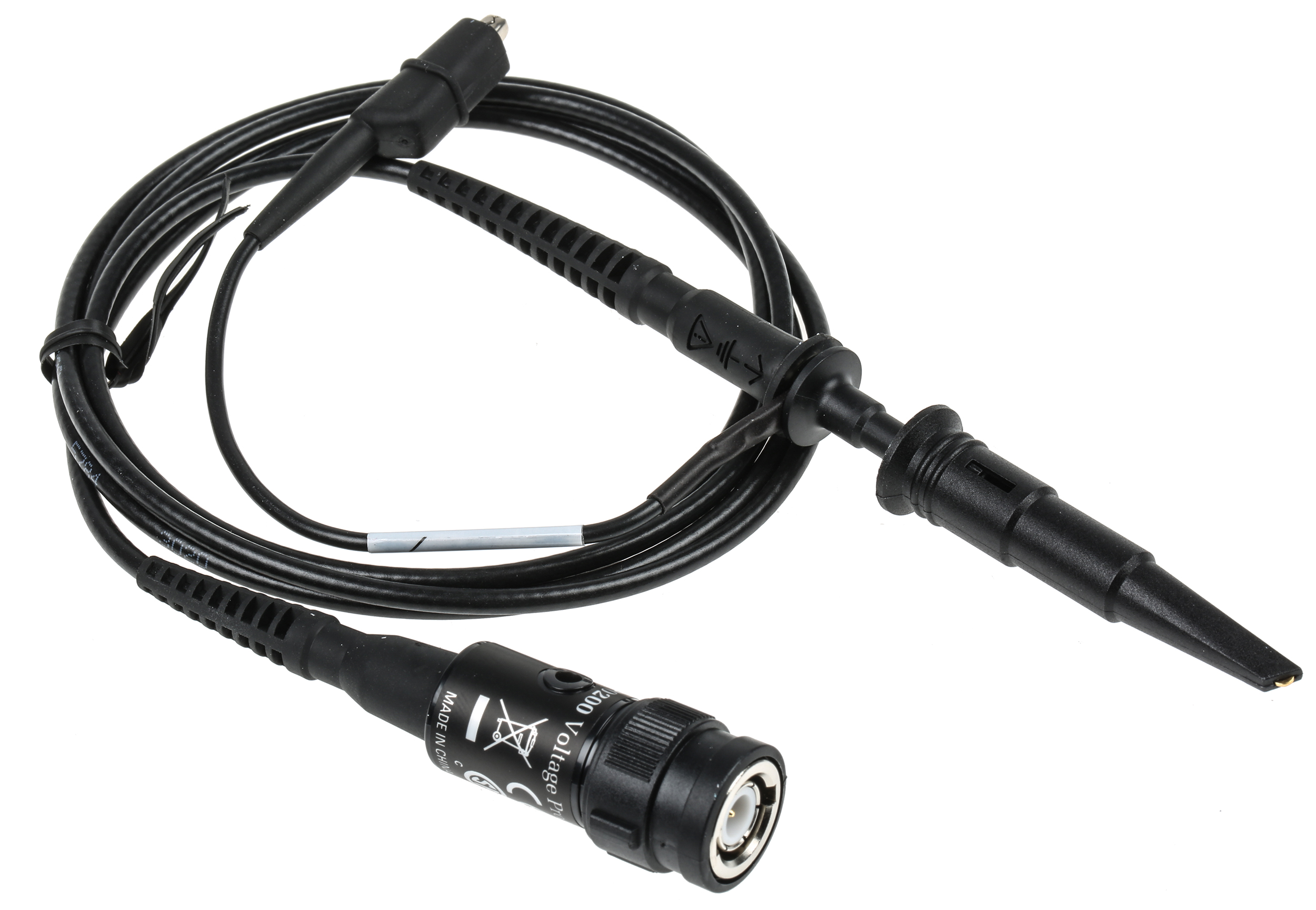 Tektronix TPP Series TPP0200 Oscilloscope Probe, Voltage Type, 200MHz, 1:10, BNC Connector