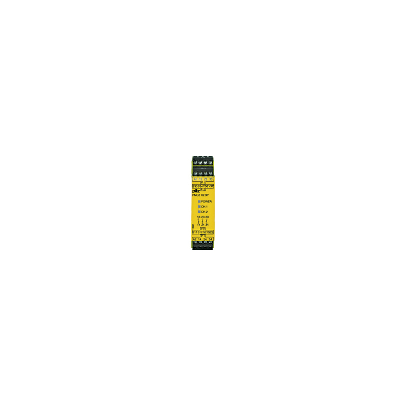 Pilz 777304 Safety Relay 24V ac/dc, Single/Dual-Channel 3 Safety Contacts